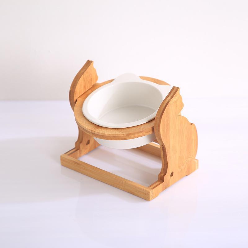 Elevate Your Cat's Dining Experience with Our Stylish Pet Bowl!